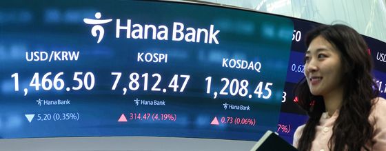 코스피 개장 직후 7800선 넘어