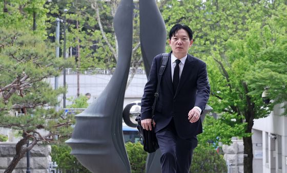 대검 찾은 박상용 검사