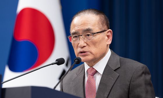 기자간담회 발언하는 위성락 안보실장