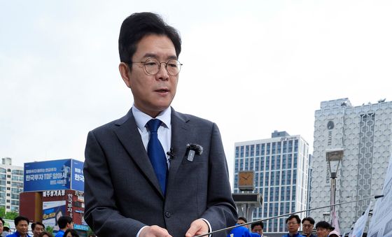 공약 발표하는 정원오 후보