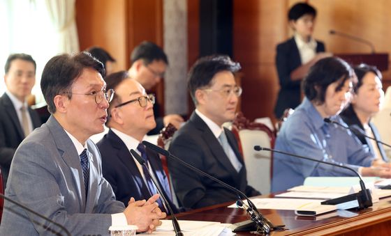 사회보장위원회 모두 발언하는 김민석 총리