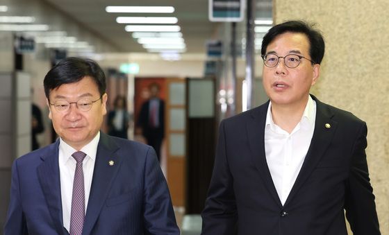 송언석, 비공개 최고위원회의 참석
