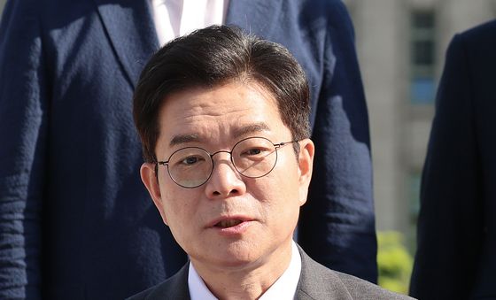 상생 협약식 발언하는 정원오 후보