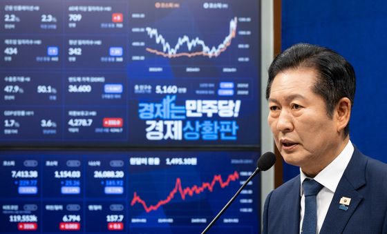 '내란 청산' 정청래 대표 기자회견