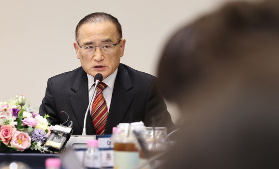 편집인협회 초청 간담회 참석한 위성락 안보실장