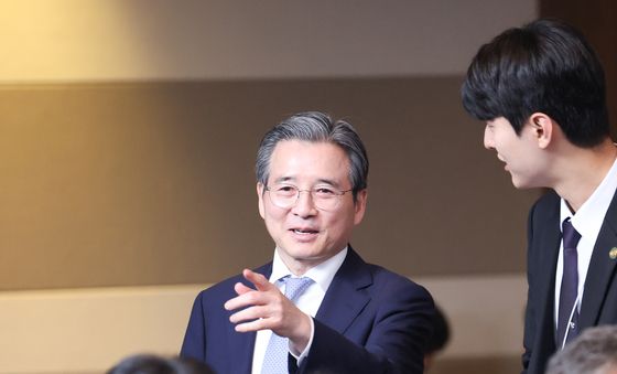 K-조선 미래비전 간담회 참석하는 김용범 정책실장