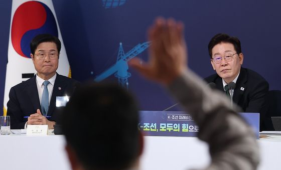 이재명 대통령, K-조선 간담회