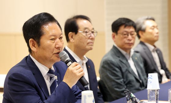 정청래 대표, 울릉군 주민 애로사항 청취 간담회 인사말