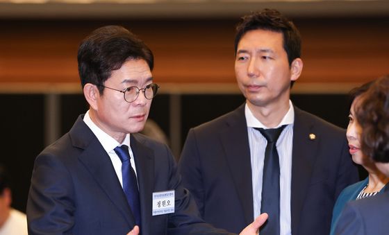 편집인협회 초청 포럼 참석한 정원오 후보