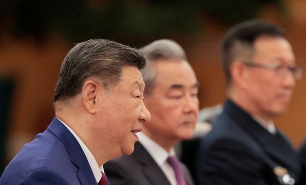 [포토] 트럼프 대통령과 회담하는 시진핑 주석