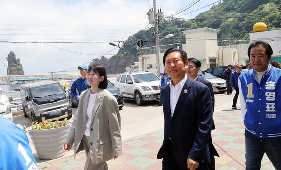 울릉도 방문한 정청래 대표