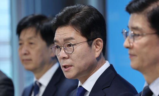 정원오 후보, 취재진 질의 답변