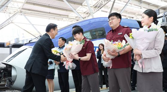 KTX·SRT 시범 중련운행 기념행사