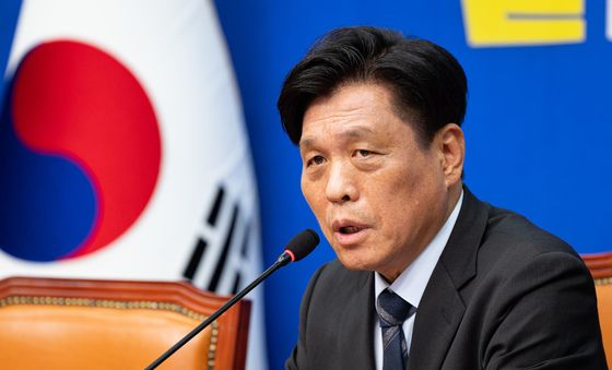 지방선거 기자간담회 연 조승래 민주당 총괄선대본부장