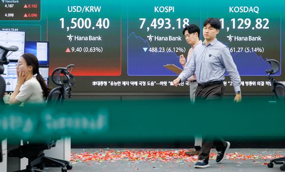 환율 1500원대 마감