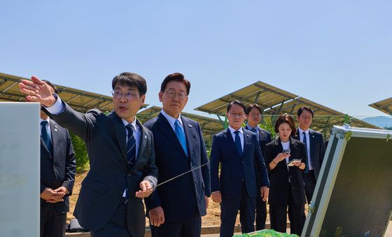 대구경북 통합 신공항 부지 시찰하는 이재명 대통령