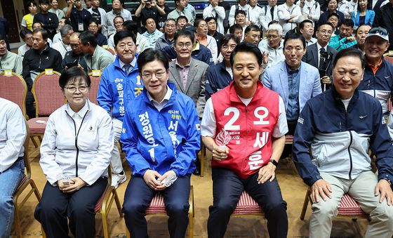 정원오·오세훈, 서울시민체육대축전 참석