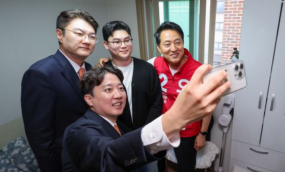 이준석·오세훈·김정철 '대학생과 함께'