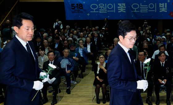 헌화·분향 나선 정원오·오세훈