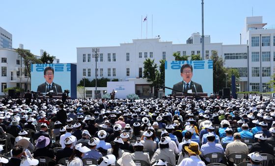 옛 전남도청 앞서 열린 46주년 5·18기념식