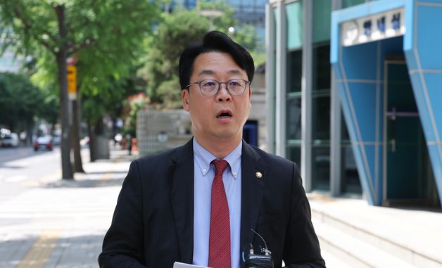 '정원오 후보 고발' 입장 밝히는 곽규택 의원