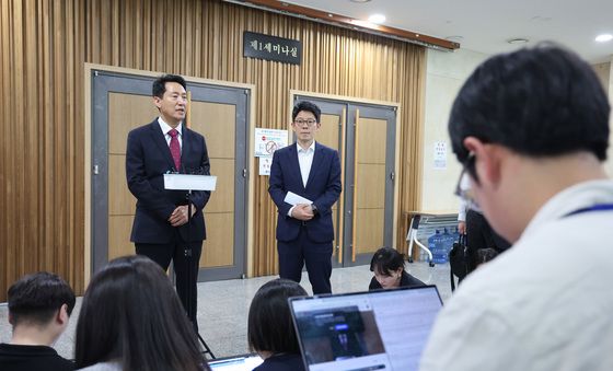 GTX 철근 누락 관련 답변하는 오세훈