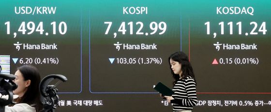 코스피 하락 출발
