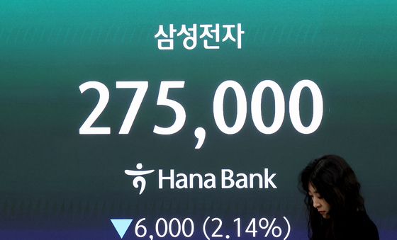 삼성전자 '하락'
