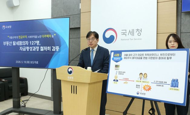 국세청, 부동산 탈세혐의자 127명 세무조사 착수