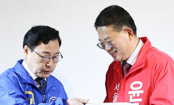 서울 진보·보수 교육감, 품격있는 선거를 위한 공동선언