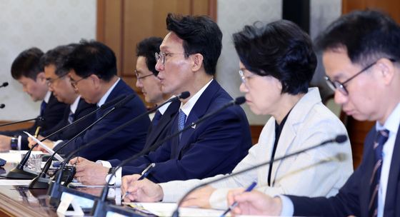 공명선거 관계장관회의 주재하는 김민석 총리