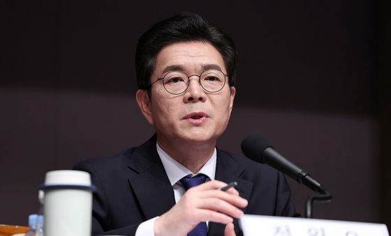 발언하는 정원오 후보