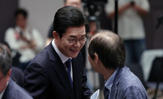 관훈토론회 참석하는 정원오 후보