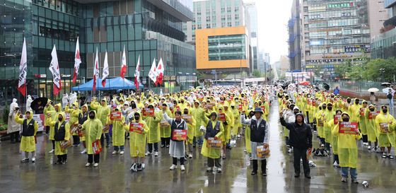 '파업 기로' 카카오…노조 결의대회