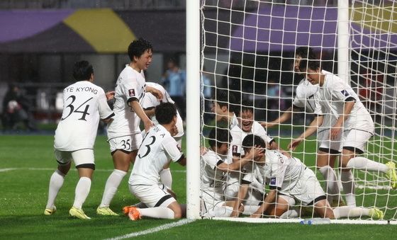 동점골 넣은 내고향여자축구단