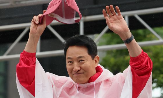 강북 표심 호소하는 오세훈
