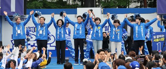 출정식 나선 정원오 서울시장 후보