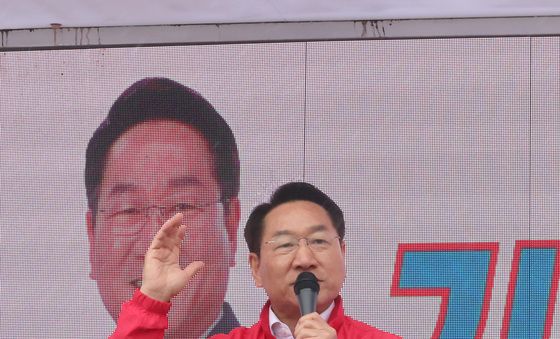 지지호소하는 유정복 후보