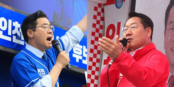 공식 선거운동 본격 시작, 지지 호소하는 인천시장 후보들