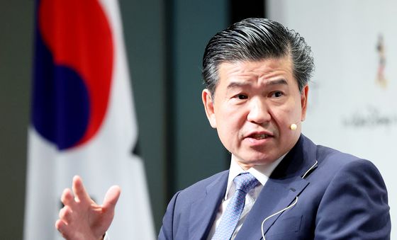 한미 현안 논의하는 제임스 김 회장