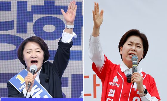6·3지방선거 시작, 지지 호소하는 추미애·양향자