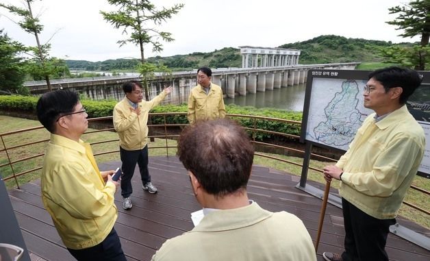 김광용 본부장, 집중호우 대비 군남홍수조절댐 현장점검