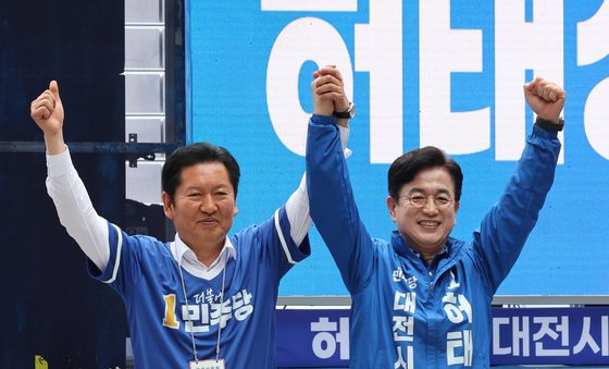 대전 찾은 정청래