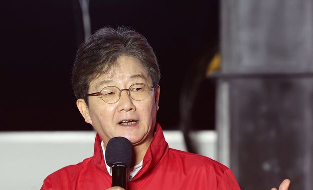 오세훈 후보 지지 발언하는 유승민 전 의원