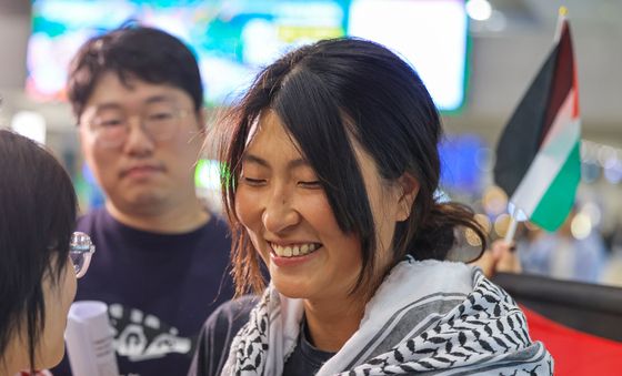 이스라엘 나포됐던 한국인 활동가 김아현 씨 귀국
