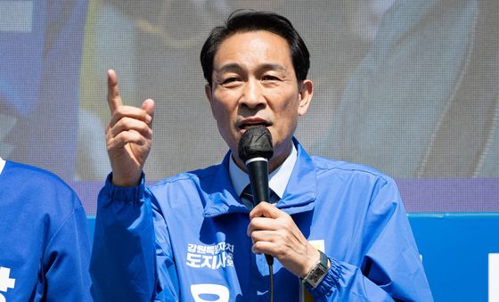 우상호 '강원도 경제 살릴 후보' 지지호소