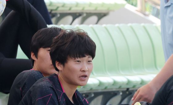 훈련 준비하는 김경영