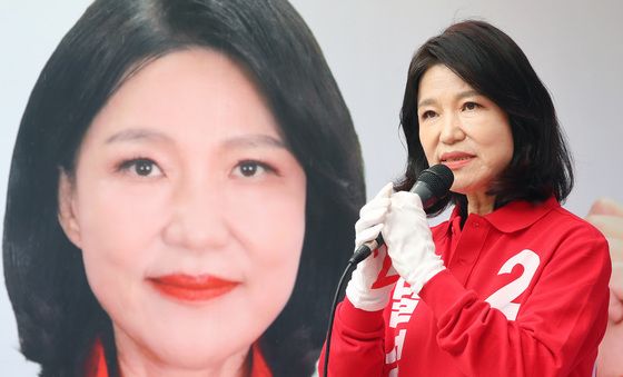 지지 호소하는 이진숙