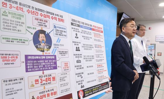 '차명 대부업체 의혹' 김용남 사퇴 촉구하는 신장식
