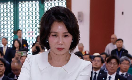 관불의식 하는 김혜경 여사